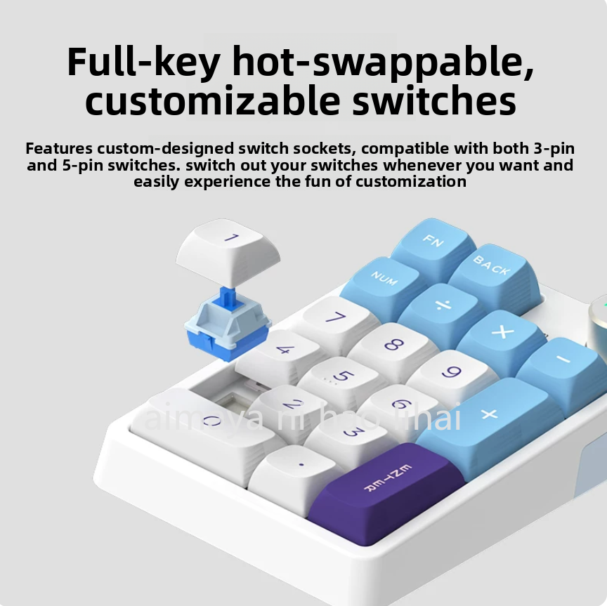 Gaming Keyboard Bluetooth - Kzzi K20 Mini-toetsenbord Drie modi Bluetooth
