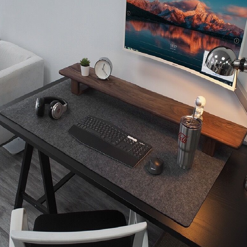 Gaming Keyboard And Mouse - 80 cm X 40 cm Donkergrijs