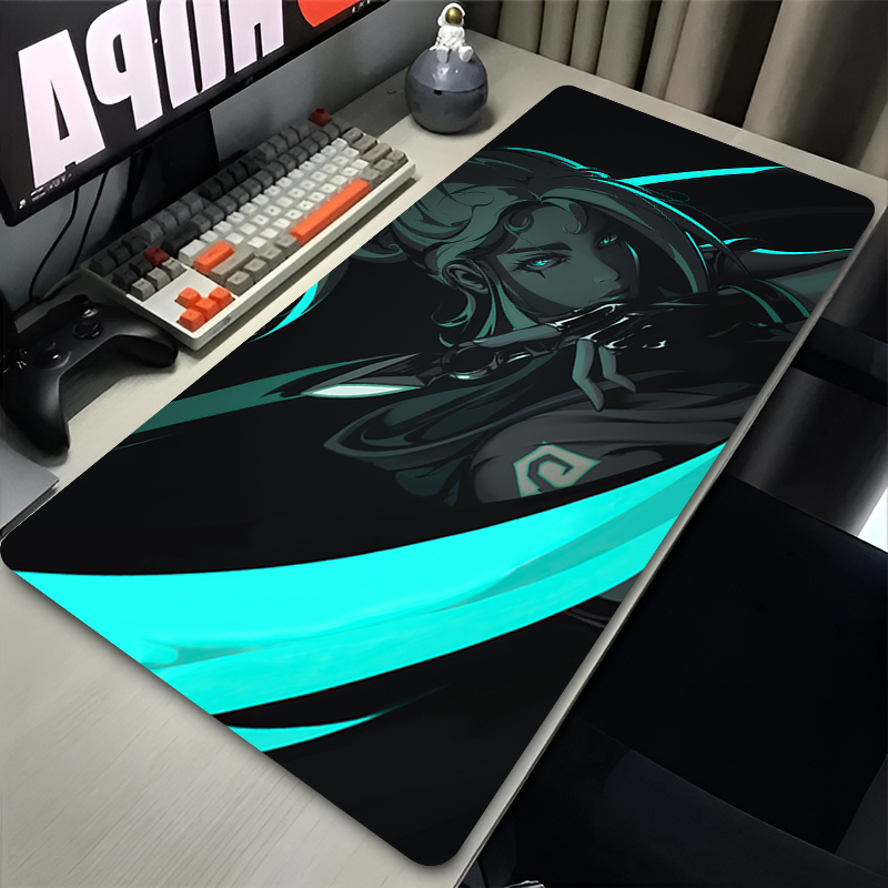 Gaming Keyboard He - Muismat Hot Game Valorant Jett XXL