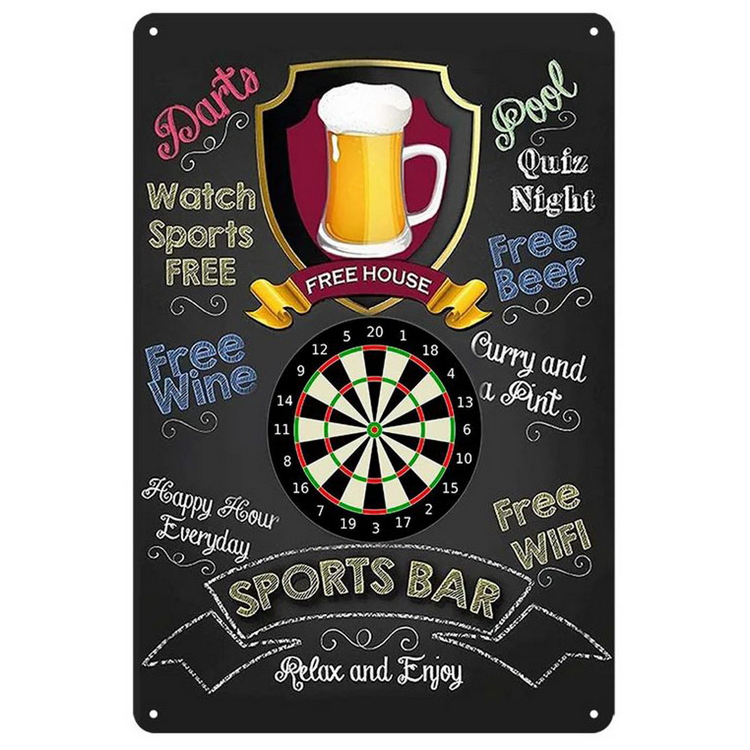 Vintage Darts & Beer blikken b - Brass Weight Plate recensie en prijs