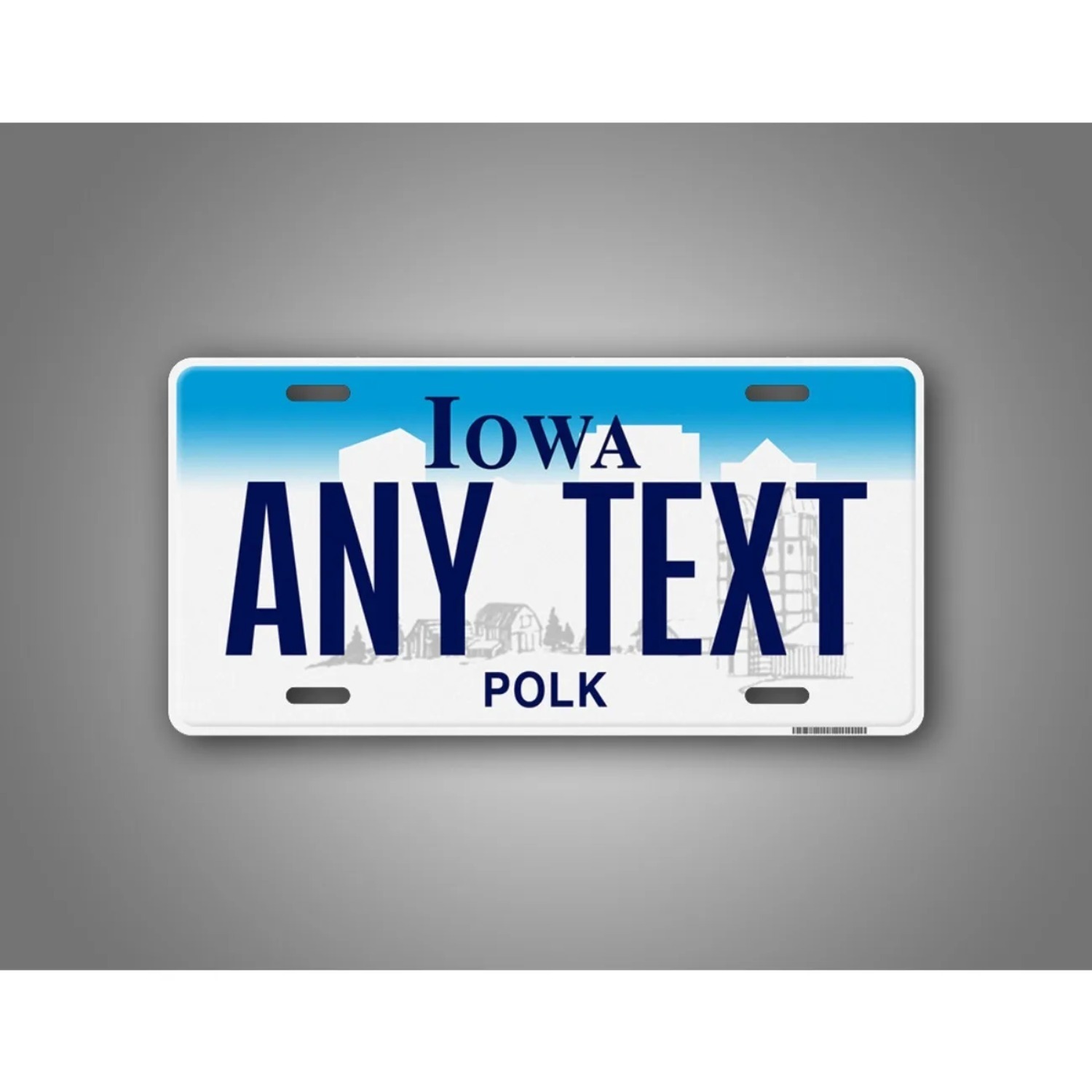 Gepersonaliseerde Iowa Vintage - Brass Weight Plate recensie en prijs