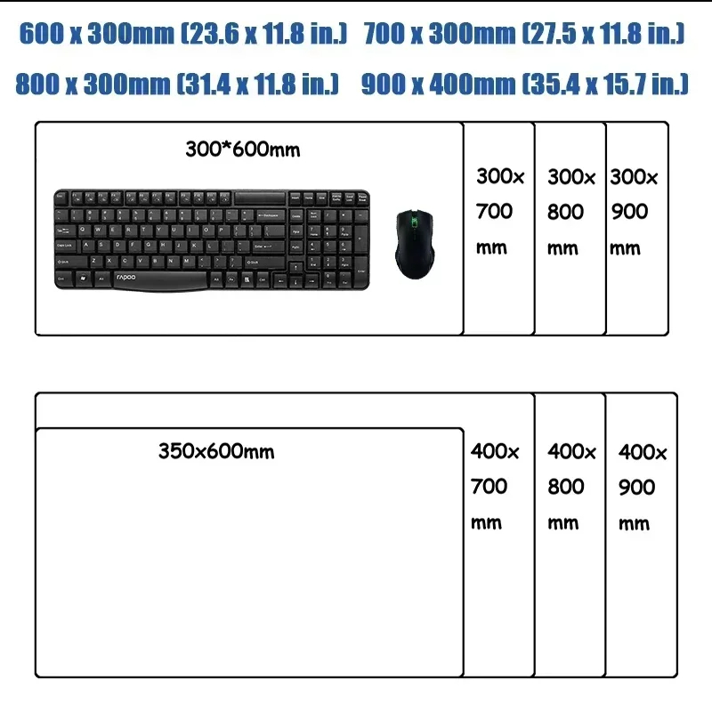 Op maat gemaakte muismat DIY g - Gaming Keyboard And Mouse recensie en prijs