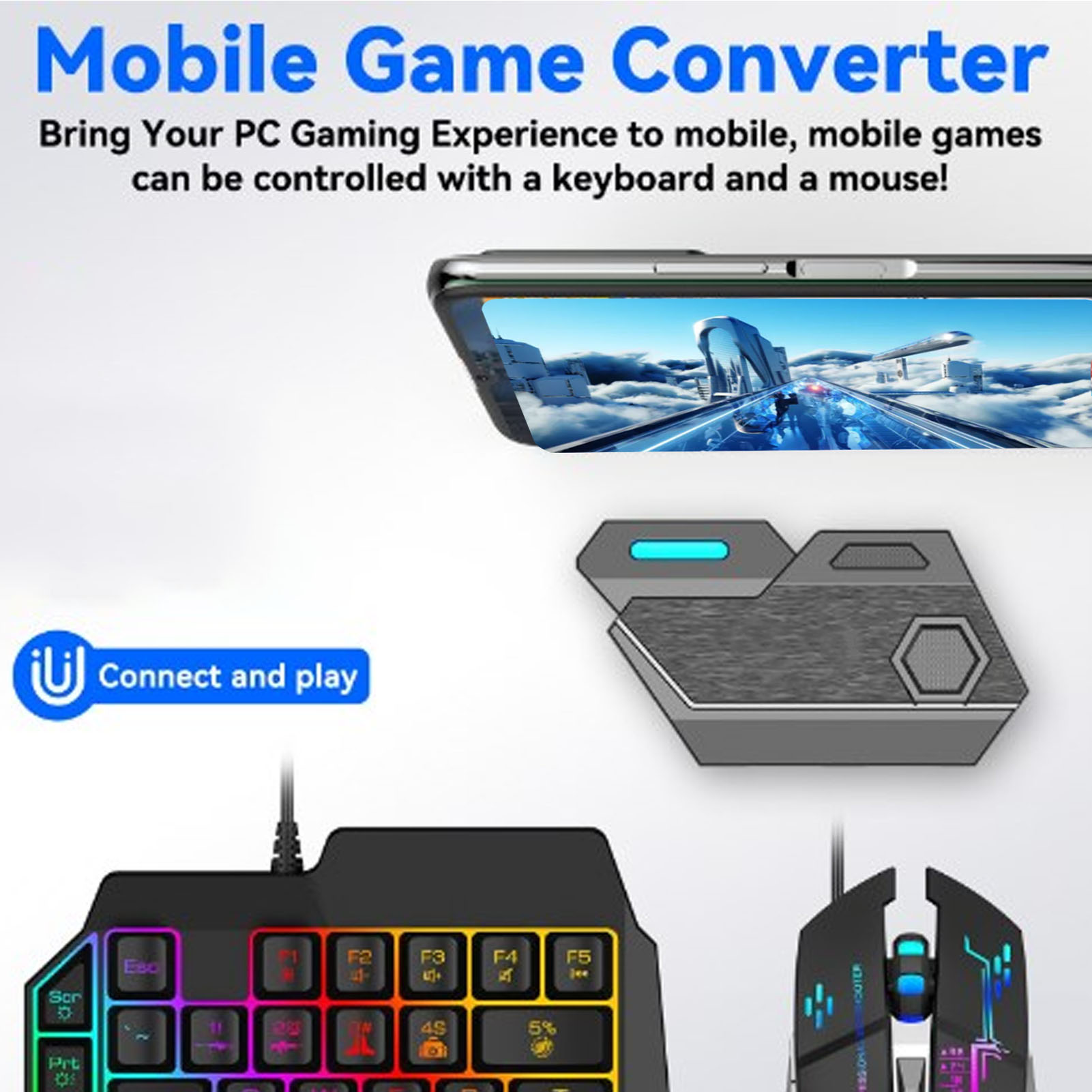 Mobiel gamecombopakket Bluetoo - Gaming Keyboard Bluetooth recensie en prijs