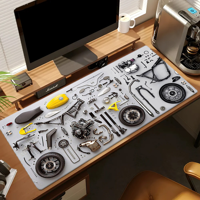 Demontagediagram Rubberen muis - Gaming Keyboard And Mouse recensie en prijs