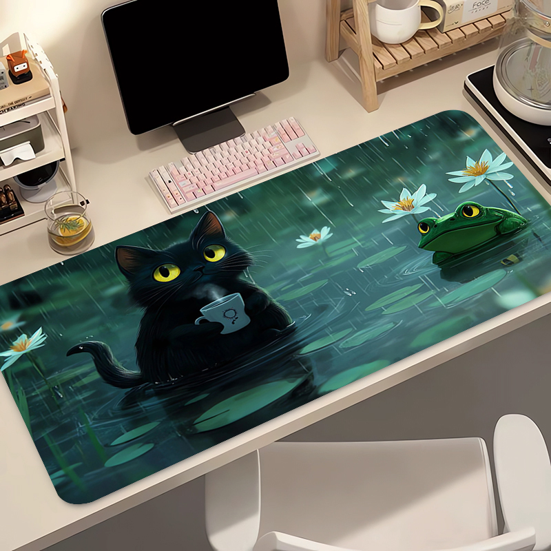 Kawaii Zwarte Kat Siliconen Za - Gaming Keyboard And Mouse recensie en prijs