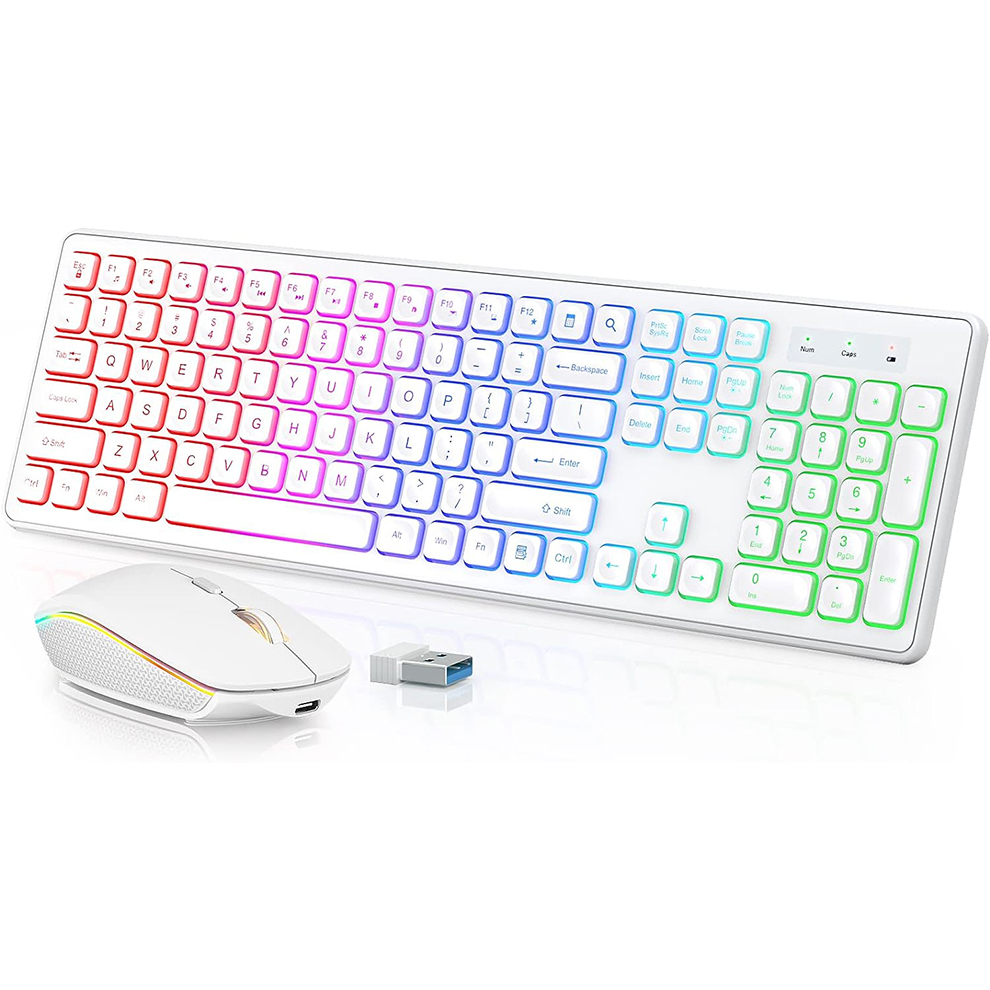 Draadloos toetsenbord en muis  - Gaming Keyboard Bluetooth recensie en prijs